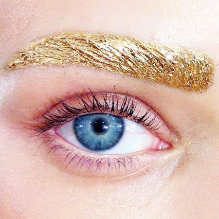 золотые брови