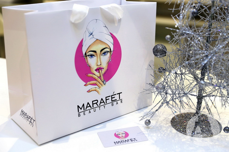 фирменный пакет marafet beauty bar